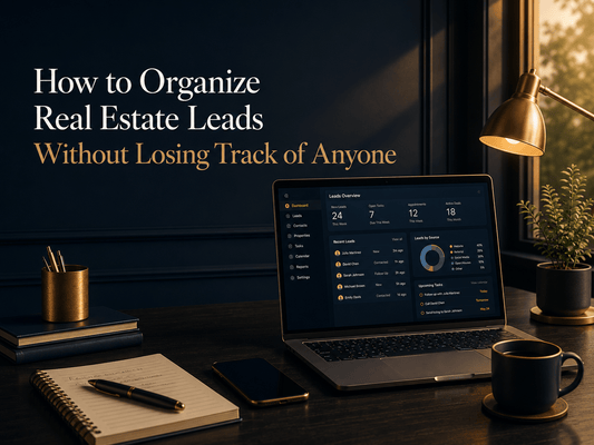 How to Organize Real Estate Leads Without Losing Track of Anyone - Vezrin