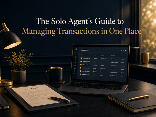 The Solo Agent's Guide to Managing Transactions in One Place - Vezrin